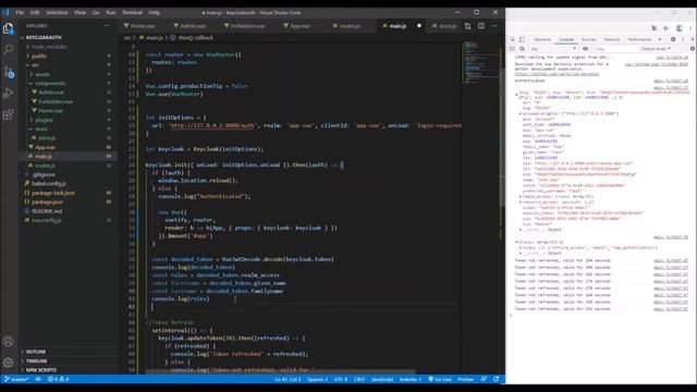 Role/Identity Based Access Management mit VueJS #7 Vuex Store смотреть онлайн