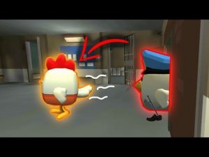 Бандит сбежал из тюрьмы и вломился ко мне в дом чикен ган/CHICKEN GUN
