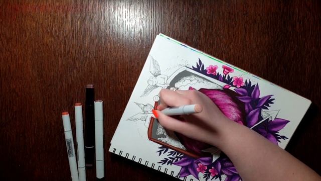 ПРОЦЕСС РАСКРАШИВАНИЯ. Magic hour - 5. Ускоренное видео / SPEED COLOURING. Magic hour - 5. смотреть онлайн