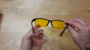 Очки для вождения вечером, ночью, ночное видение. Night Vision Glasses Driving Yellow Lens UV400
