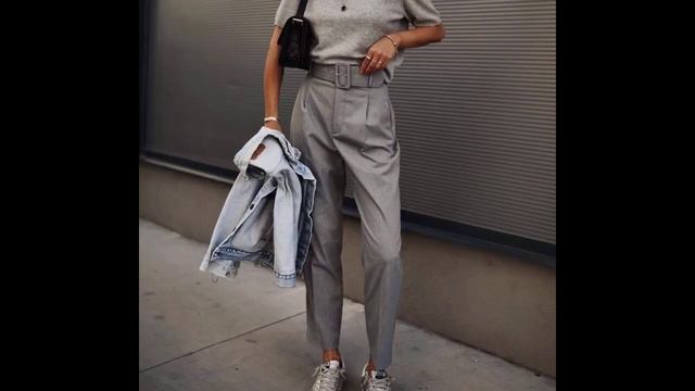 Идеи для современного образа с брюками смотреть онлайн