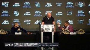 Полная пресс-конференция Хабиба Нурмагомедова и Конор Могрегор 20.09.2018