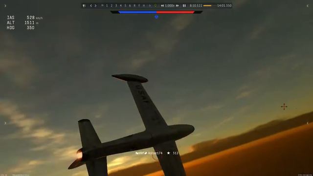 War Thunder A Nice Fight With a MiG-9 смотреть онлайн
