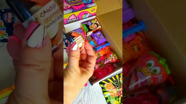 Рандомный бокс на ДР в Нижний Новгород #вкусняшки #еда #candy смотреть онлайн