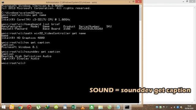CMD : Get All Information About your PC смотреть онлайн