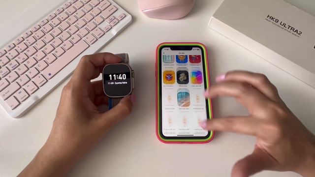 HK9 ULTRA 2 Conectar APP no IPhone | Faz pagamento por Aproximação? NFC funciona? #fyp #smartwatch смотреть онлайн
