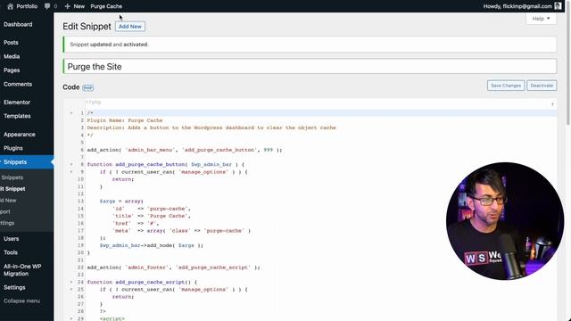 Purge your Wordpress Website with this FREE Code Snippet - Wordpress Tutorial смотреть онлайн
