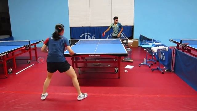 Table tennis training: Ariel Hsing style смотреть онлайн