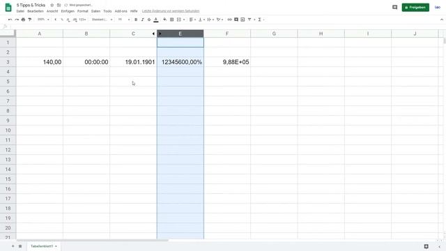 5 Tipps & Tricks für Google Sheets - Tutorial смотреть онлайн