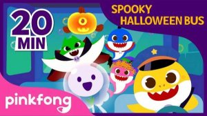 Baby Shark Halloween Bus | +Compilation | Halloween Songs | Pinkfong Songs for Children