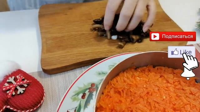 Праздничный салат "Грибное Лукошко" - серьезный конкурент старым салатам! смотреть онлайн