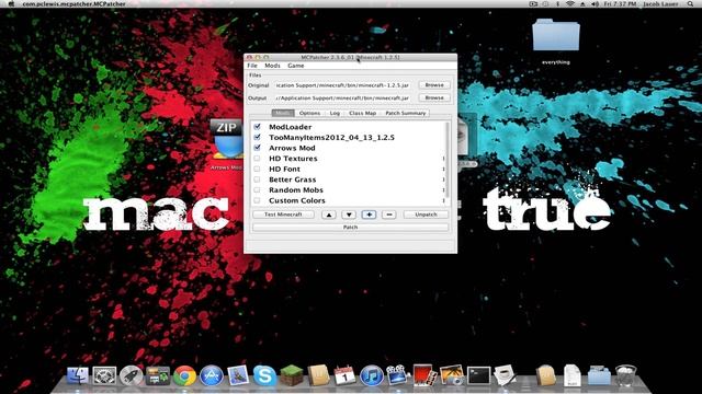 MCPatcher FIX [MAC AND WINDOWS] смотреть онлайн
