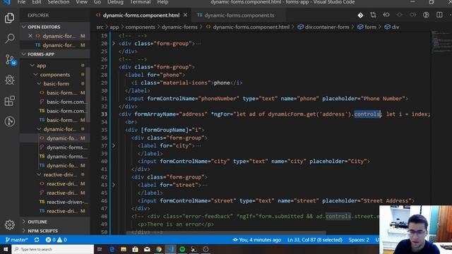 Angular Forms (4) - Dynamic Forms смотреть онлайн