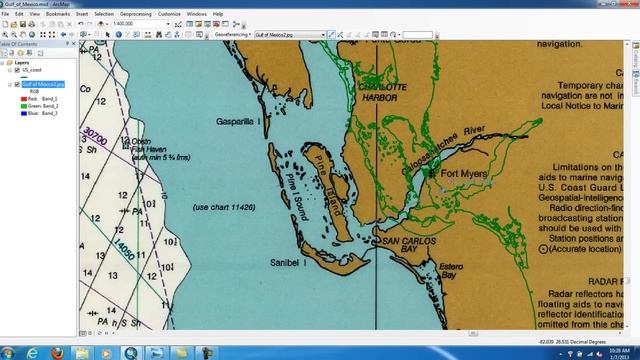 Georeferencing in ArcMap Tutorial смотреть онлайн