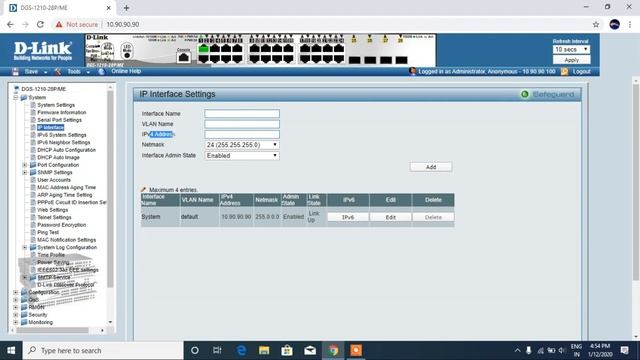 How to Create Vlan D-link L2 Switch I Dlink switch configuration and IP Change смотреть онлайн