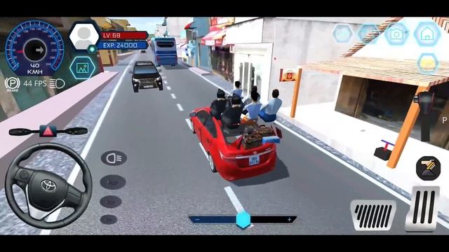 Car Simulator Vietnam #16 - Toyota Vios | Passengers sitting on Hood ! Car Games | Android Gameplay смотреть онлайн