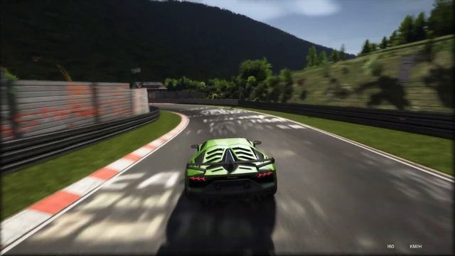 GTA5 Driving Aventador SVJ with Nurburgring-Nordschleife Circuit Map Mod смотреть онлайн