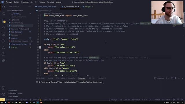 Enseñando programación en Python a un newbie [P2][ES] смотреть онлайн