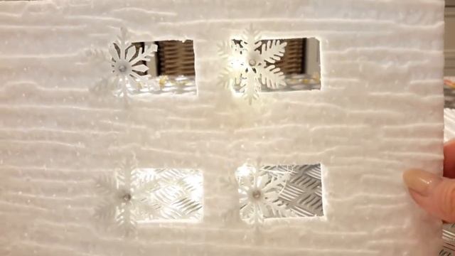 DIY ДЕКОРАТИВНЫЙ СВЕТИЛЬНИК \ ДОМИК ИЗ ПОТОЛОЧКИ... decorative foam lamp смотреть онлайн