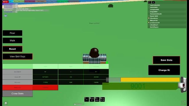 roblox DBZ unlimited power ssj stats hack смотреть онлайн