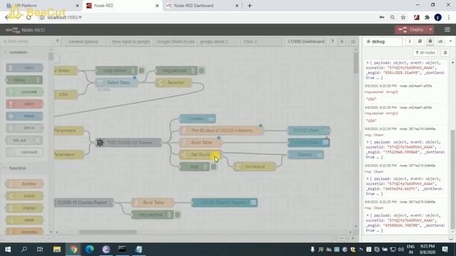 NodeRed | Build a Node RED COVID 19 dashboard Demo-2 #noderedtutorials #nodered смотреть онлайн