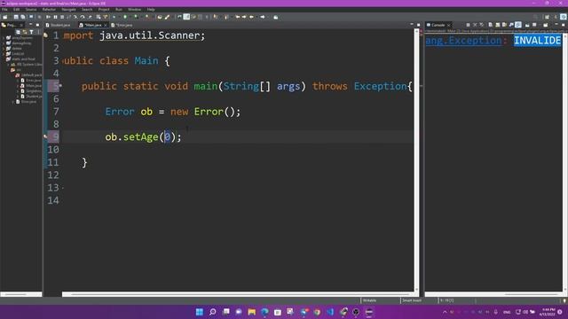 Exceptions (part3) смотреть онлайн