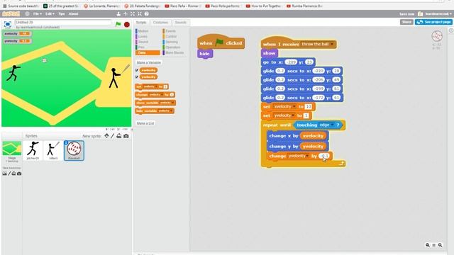 Scratch Baseball Easy Game Tutorial смотреть онлайн