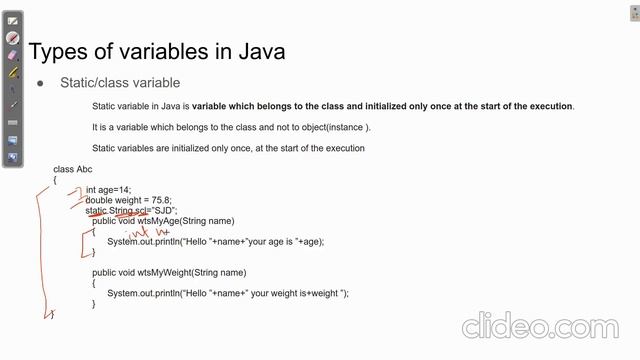 Object & Function series - Type of variables in Java | Instance, Static & local ICSE & ISC| Part 5 смотреть онлайн
