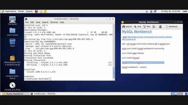 How to install MySQL Workbench by command yum смотреть онлайн