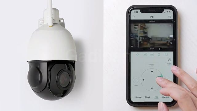 5MP IP Камера за Видеонаблюдение с голям оптичен Zoom, WiFi, SD карта смотреть онлайн