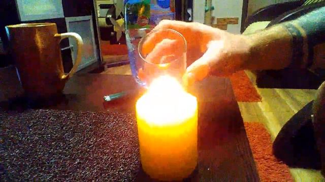 Фокус со свечкой и стаканом смотреть онлайн