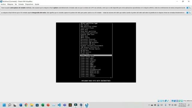 Como instalar arch linux en virtual box смотреть онлайн