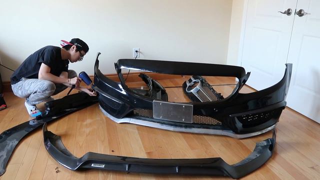 HOW TO REMOVE W205 GRILLE! смотреть онлайн