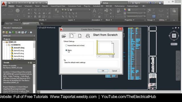 8- Startup Variable in AutoCAD Electrical 2018 смотреть онлайн