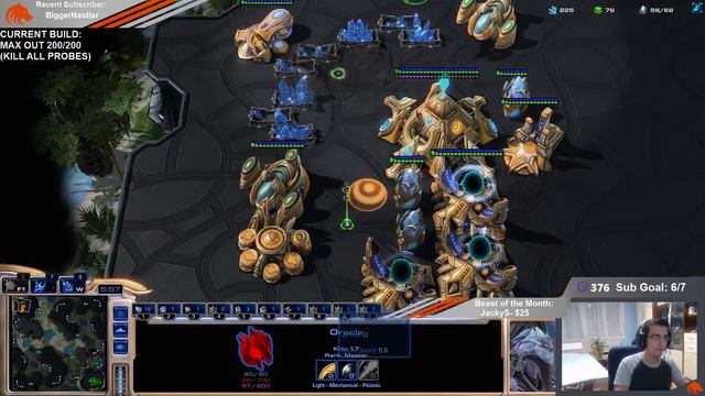StarCraft 2: IMPOSSIBLE BUILD TO WIN WITH?! - 50 Protoss Builds to Grandmaster Episode 8 смотреть онлайн