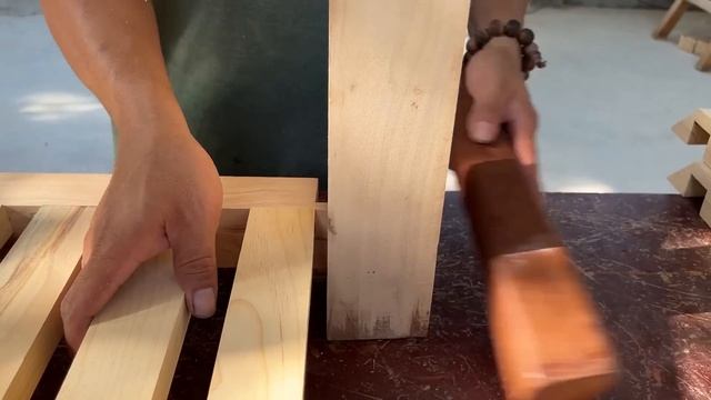 Process Produce Wooden Furniture Design // Young Carpenter's Amazing Woodworking Skills