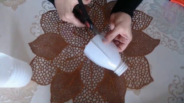 Цветы из пластиковых бутылок! Весна! Просто и красиво!!!