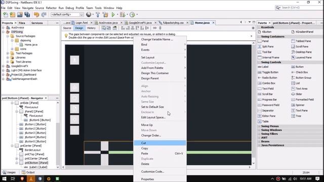 java swing ui - a sample dark ui смотреть онлайн