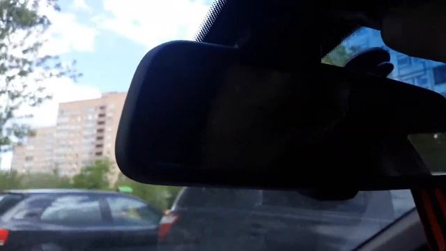 Opel Astra H снимаем салонное зеркало заднего вида