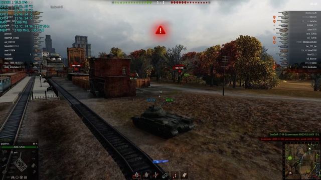World of Tanks 60 FPS GTX 750 Ti + i3 4150 смотреть онлайн