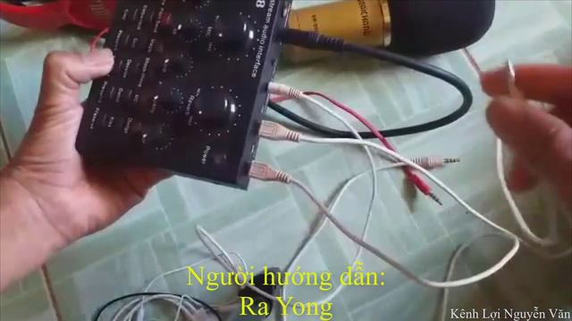 Em Ra Yong hướng dẫn cách sử dụng sound card V8 để ghi âm bài hát tôn vinh Chúa смотреть онлайн