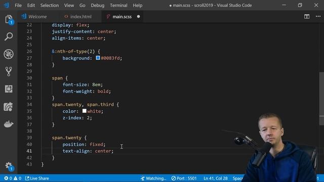 Building a Scrolling Parallax Effect with Rellax and ScrollOut смотреть онлайн