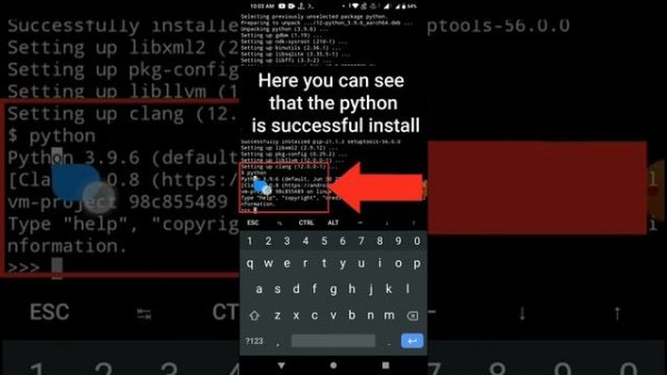 Install jupyter notebook on android mobile phone using termux