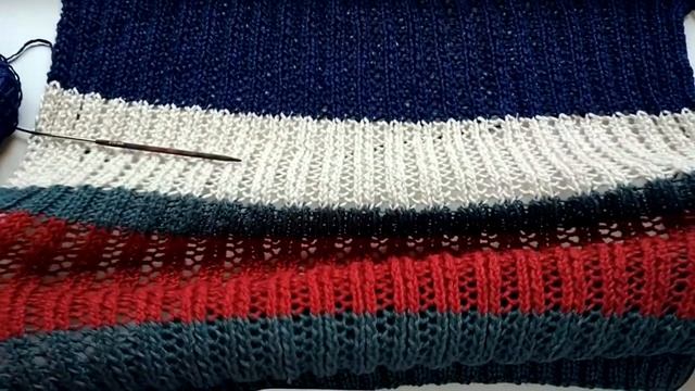 Летнее платье в пол спицами.Подробный рассказ+Как я меняю цвет.Часть 1 смотреть онлайн