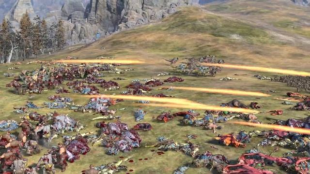 OGRE KINGDOMS Vs LIZARDMEN - Total War: Warhammer 3 Battle смотреть онлайн