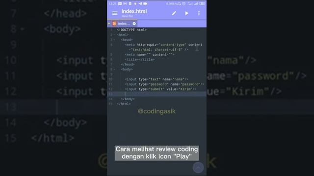 Tutorial Ngoding di Hp dengan Acode #ngodingdihp смотреть онлайн