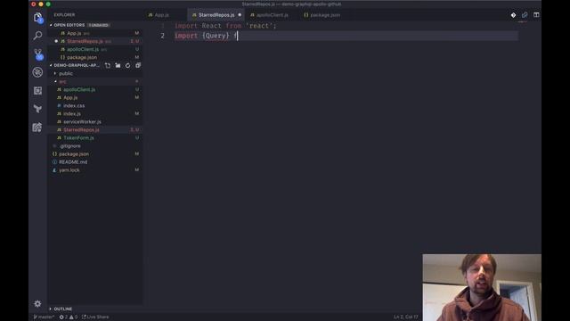 GraphQL with ApolloBoost Client смотреть онлайн