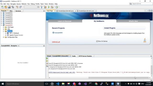 Netbeans java web programming library error смотреть онлайн