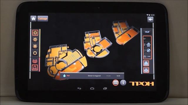 THRONE Heat Maps and Alarms (THRONE - 3D smart home interface, 3D интерфейс умного дома) смотреть онлайн