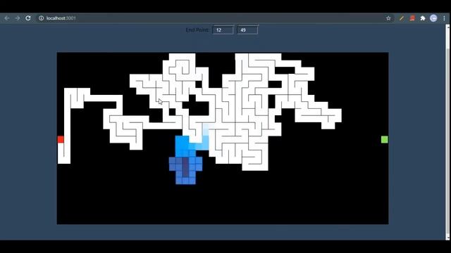 Maze Generator Update : 1 [Recursive division in React] смотреть онлайн